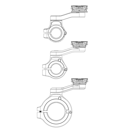 Podstawa montowana na kierownicy Quad Lock® PRO Duża