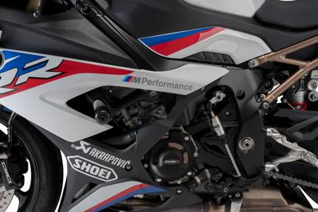 Pokrywy dekli silnika PUIG do BMW S1000R / S1000RR / S1000XR (po 2019) Czarny (N) 20215N