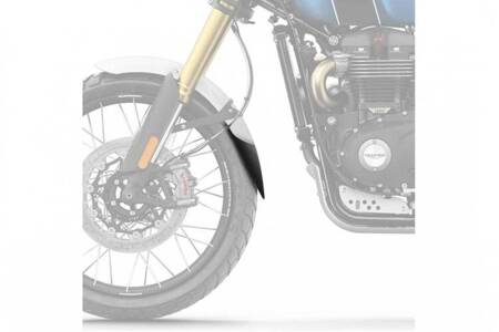 Przedłużenie błotnika do Triumph Scrambler 1200 XC / XE 19-24 (przednie) Czarny (N) 20808N