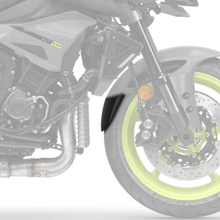 Przedłużenie błotnika do Yamaha R1 09-22 / MT-10 16-21 (przednie) Czarny (N) 9835N