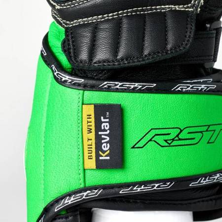 RĘKAWICE SKÓRZANE RST TRACTECH EVO 4 CE NEON GREEN/BLACK (2666)