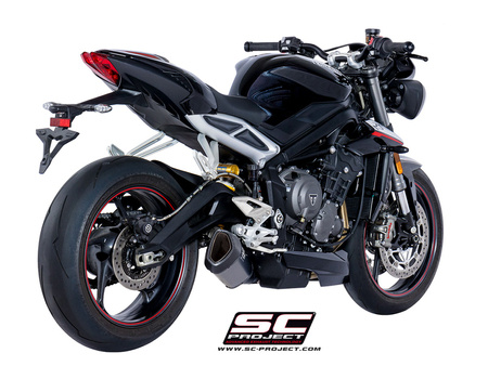 SC-Project Tłumik końcowy SC1-R Titanium Black Triumph Street Triple 765 2017-2019