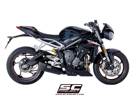 SC-Project Tłumik końcowy SC1-R Titanium Black Triumph Street Triple 765 2017-2019