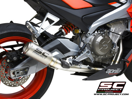 SC-Project Układ wydechowy CR-T Titanium Aprilia Tuono 660 2021-2024