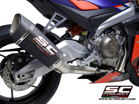 SC-Project Układ wydechowy SC1-R Carbon Aprilia RS660 2021-2023