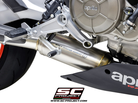 SC-Project Układ wydechowy SC1-R Carbon Aprilia Tuono 660 2021-2024