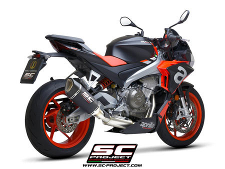 SC-Project Układ wydechowy SC1-R Carbon Aprilia Tuono 660 2021-2024