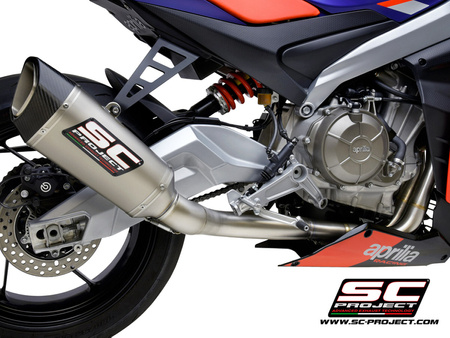 SC-Project Układ wydechowy SC1-R Titanium Aprilia RS660 2021-2023