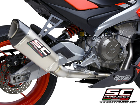 SC-Project Układ wydechowy SC1-R Titanium Aprilia Tuono 660 2021-2024