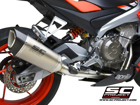 SC-Project Układ wydechowy SC1-R Titanium Aprilia Tuono 660 2021-2024