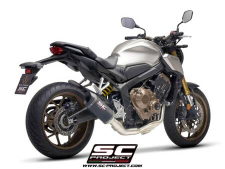 SC-Project pełny układ wydechowy SC1-M carbon Honda CB650R (2019-2020)