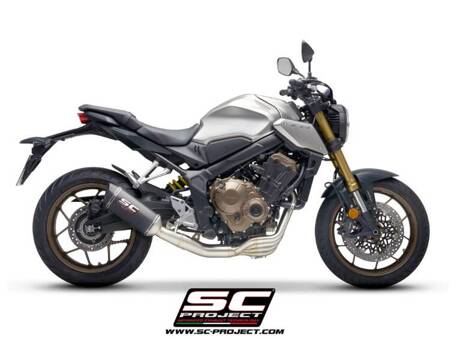 SC-Project pełny układ wydechowy SC1-M carbon Honda CB650R (2019-2020)