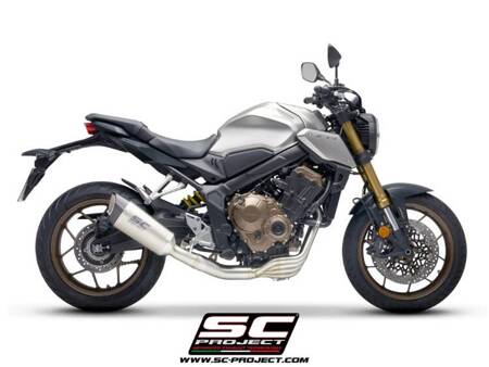 SC-Project pełny układ wydechowy SC1-R carbon Honda CB650R (2019-2020)