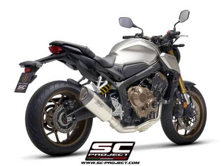 SC-Project pełny układ wydechowy SC1-R tytan Honda CB650R (2019-2020)