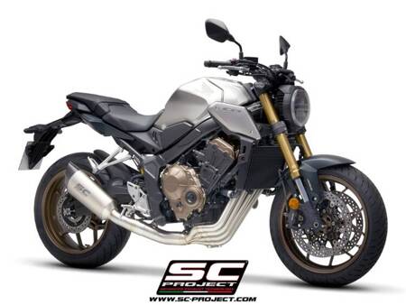 SC-Project pełny układ wydechowy SC1-R tytan Honda CB650R (2019-2020)