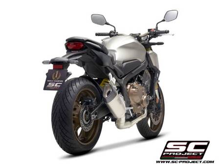 SC-Project pełny układ wydechowy SC1-R tytan Honda CB650R (2019-2020)