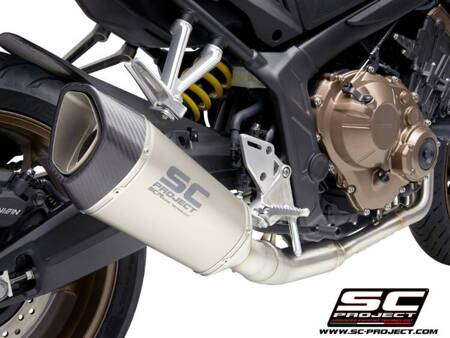 SC-Project pełny układ wydechowy SC1-R tytan Honda CB650R (2021-2023)