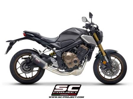 SC-Project pełny układ wydechowy SC1-S carbon Honda CB650R (2021-2023)