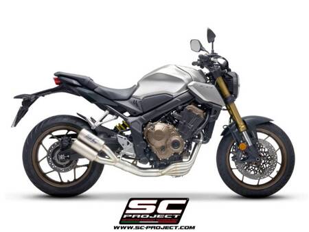 SC-Project pełny układ wydechowy Twin CR-T tytan Honda CB650R (2019-2020)