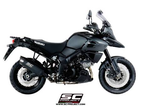 SC-Project tłumik końcowy Adventure Matt Black tytan Suzuki V-STROM 1000 (2017 – 2019)