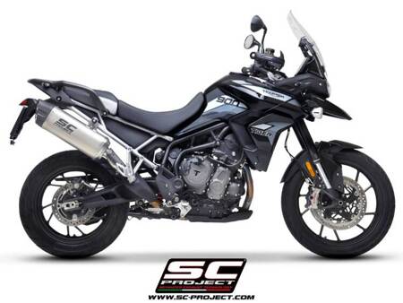 SC-Project tłumik końcowy Adventure Matt Black tytan Triumph TIGER 850 (2021 – 2024)