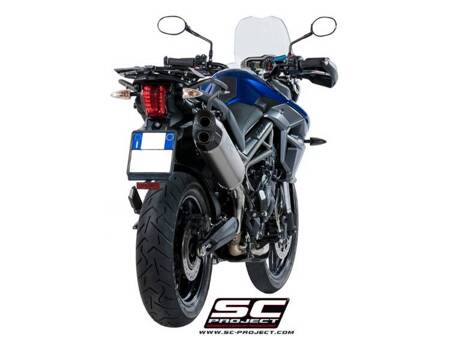 SC-Project tłumik końcowy Adventure tytan Triumph TIGER 800 (2017 – 2020) XR/ XC/ XCA/ XCX/ XRX/ XRT