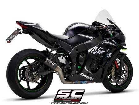 SC-Project tłumik końcowy CR-T carbon + decat Kawasaki NINJA ZX-10R - RR (2016 – 2020)