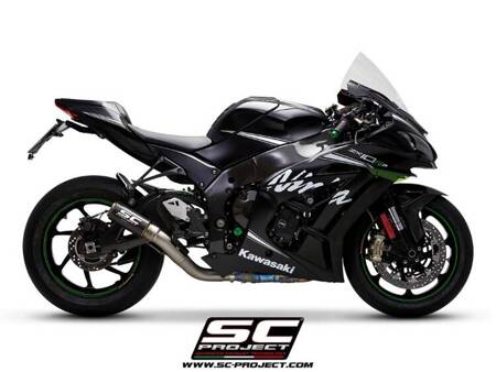 SC-Project tłumik końcowy CR-T carbon + decat Kawasaki NINJA ZX-10R - RR (2016 – 2020)