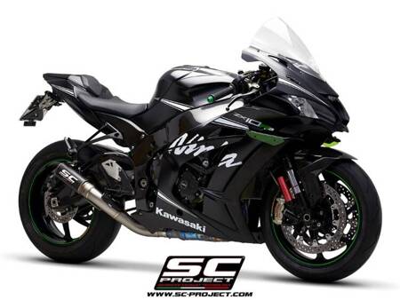 SC-Project tłumik końcowy CR-T carbon + decat Kawasaki NINJA ZX-10R - RR (2016 – 2020)