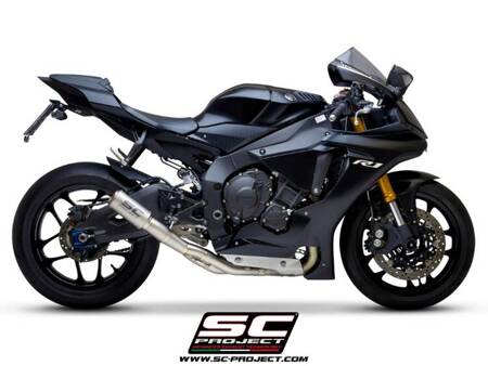 SC-Project tłumik końcowy CR-T carbon + decat Yamaha R1 (2015 - 2016) – R1M