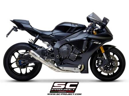 SC-Project tłumik końcowy CR-T carbon + decat Yamaha R1 (2020 – 2024) – R1M