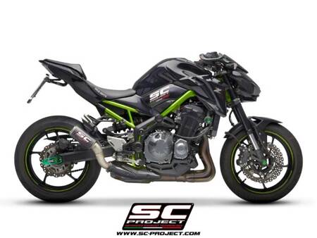 SC-Project tłumik końcowy CR-T carbon z siatką Kawasaki Z900 (2017-2019)