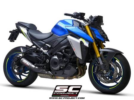 SC-Project tłumik końcowy CR-T catbon z siatką Suzuki GSX-S1000 (2021 - 2024)