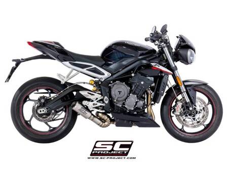 SC-Project tłumik końcowy CR-T tytan Triumph STREET TRIPLE 765 S - R - RS (2020 – 2022)