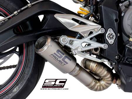 SC-Project tłumik końcowy CR-T tytan Triumph STREET TRIPLE 765 S - R - RS (2020 – 2022)