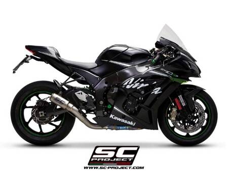 SC-Project tłumik końcowy CR-T tytan + decat Kawasaki NINJA ZX-10R - RR (2016 – 2020)