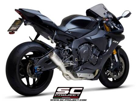 SC-Project tłumik końcowy CR-T tytan + decat Yamaha R1 (2015 - 2016) – R1M