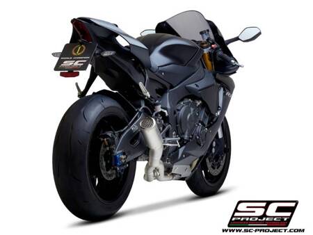 SC-Project tłumik końcowy CR-T tytan + decat Yamaha R1 (2015 - 2016) – R1M