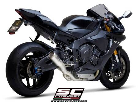 SC-Project tłumik końcowy CR-T tytan + decat Yamaha R1 (2020 – 2024) – R1M