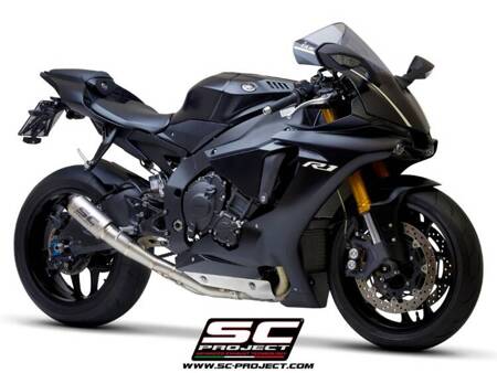 SC-Project tłumik końcowy CR-T tytan + decat Yamaha R1 (2020 – 2024) – R1M