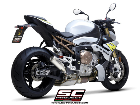 SC-Project tłumik końcowy CR-T tytan z siatką BMW S 1000R (2021-2024)