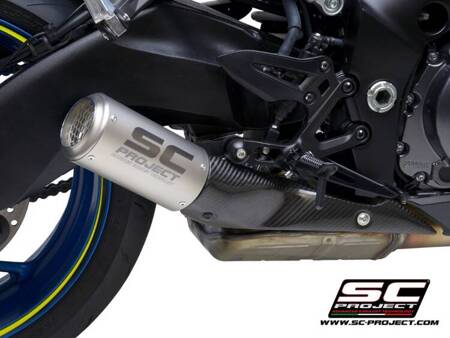 SC-Project tłumik końcowy CR-T tytan z siatką Suzuki GSX-S1000 (2021 - 2024)