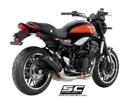 SC-Project tłumik końcowy Conic 70s Matt Black stalowy Kawasaki Z900 RS (2018 - 2020) – Cafe