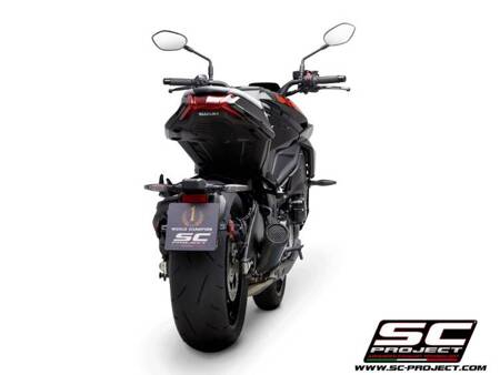 SC-Project tłumik końcowy Conic 70s Matt Black stalowy Suzuki KATANA (2019 – 2020)