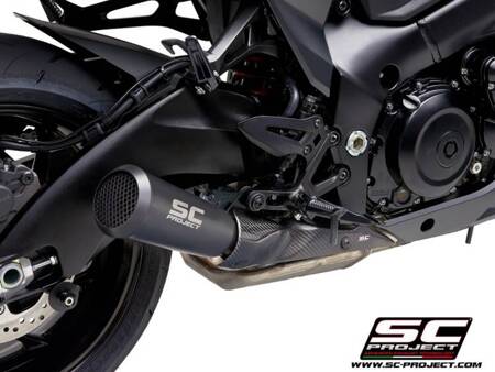 SC-Project tłumik końcowy Conic 70s Matt Black stalowy Suzuki KATANA (2019 – 2020)