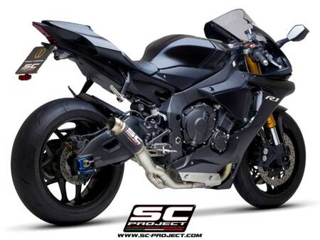 SC-Project tłumik końcowy GP70-R carbon + decat Yamaha R1 (2020 – 2024) – R1M