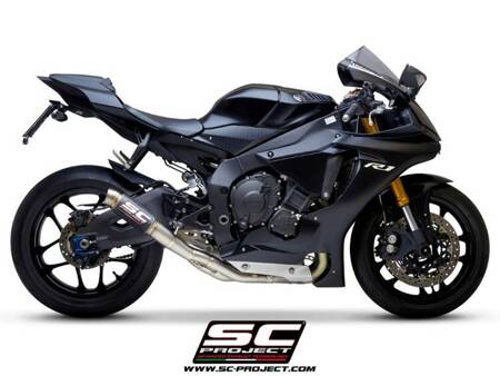 SC-Project tłumik końcowy GP70-R carbon + decat Yamaha R1 (2020 – 2024) – R1M