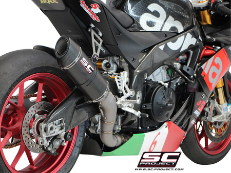 SC-Project tłumik końcowy Oval Carbon Aprilia RSV4 2015-2016