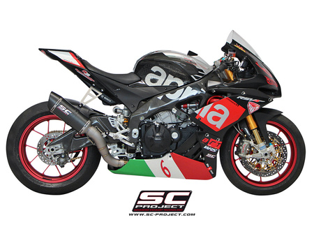 SC-Project tłumik końcowy Oval Carbon Aprilia RSV4 2015-2016