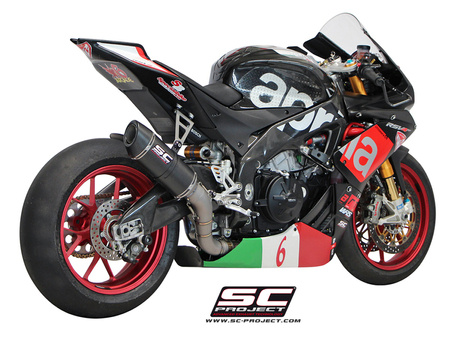 SC-Project tłumik końcowy Oval Carbon Aprilia RSV4 2015-2016